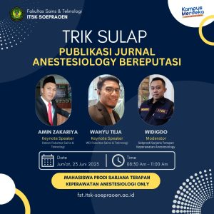 TRIK SULAP PUBLIKASI JURNAL ANESTESIOLOGI BEREPUTASI